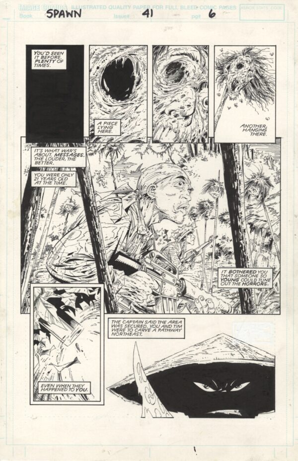 SPAWN - ISSUE 41 - PAGE #6 - ORIGINAL ART PAGE