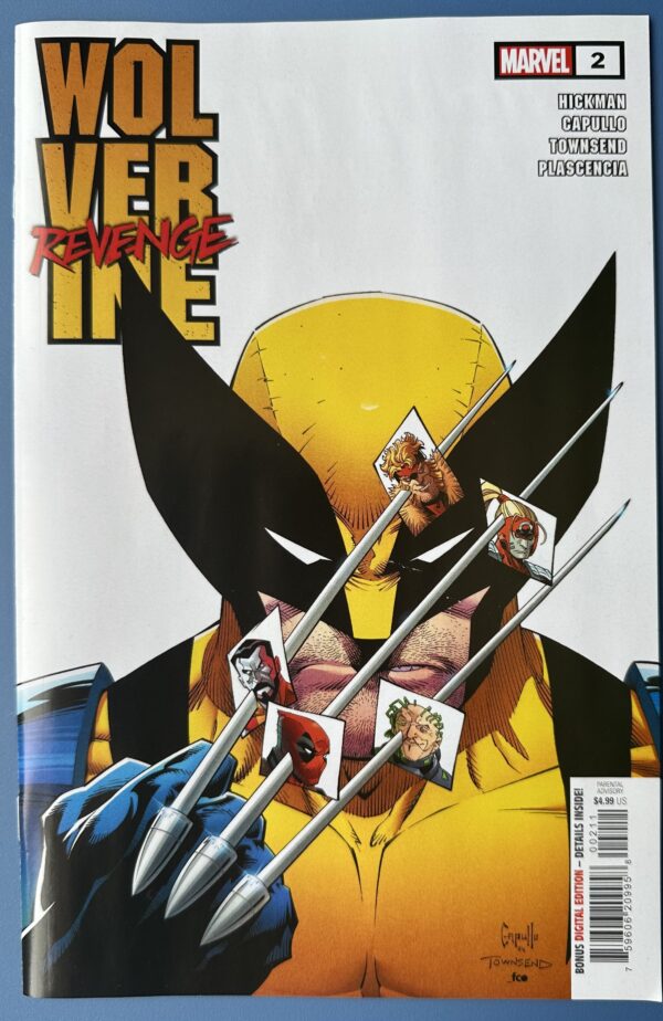 WOLVERINE REVENGE - ISSUE #2 - COVER BY CAPULLO, TOWNSEND & PLASCENCIA