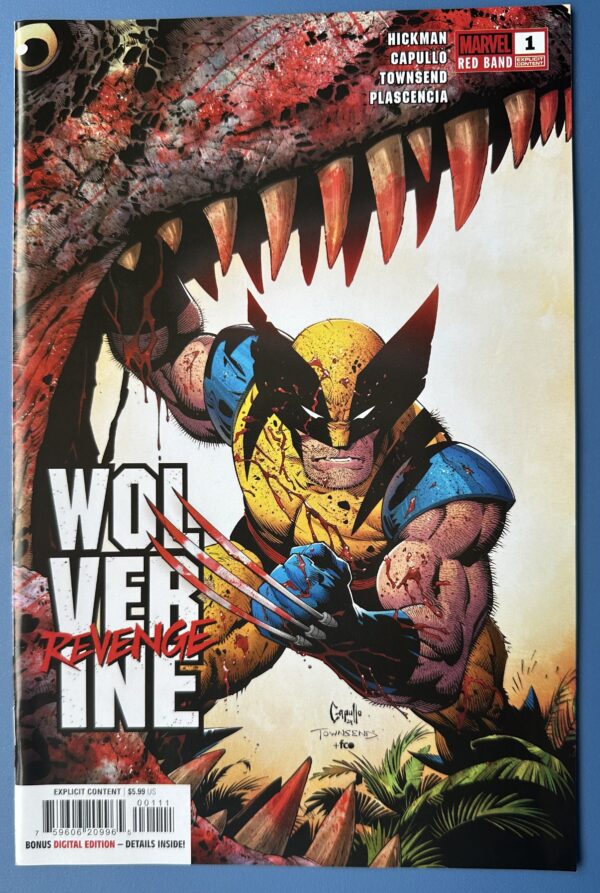 WOLVERINE REVENGE - ISSUE #1 - RED BAND COVER BY CAPULLO, TOWNSEND & PLASCENCIA